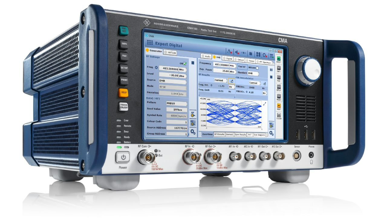 rohde & schwarz, r&s cma180 radio test set rohde & schwarz, r&s cma180 radio test set