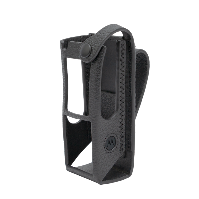 hard leather carry case, 3" swivel belt loop, display (pmln8299a) hard leather carry case, 3" swivel belt loop, display (pmln8299a)