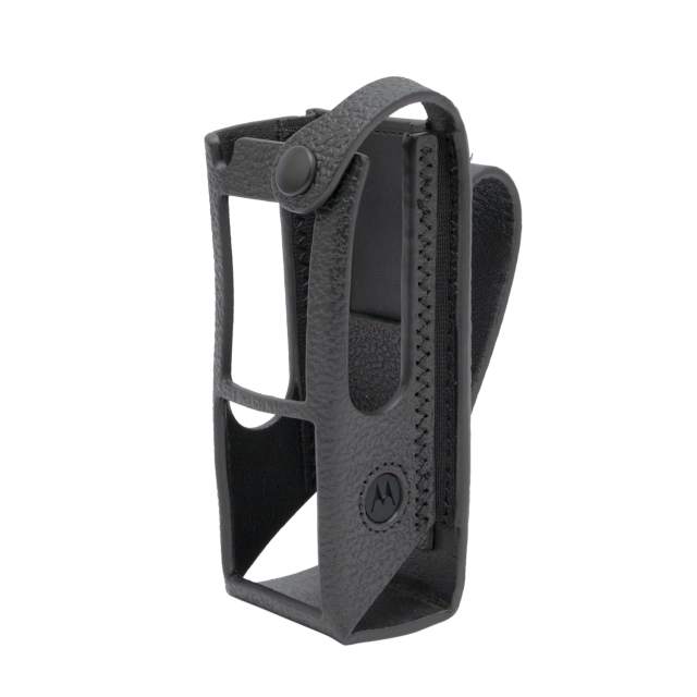 hard leather carry case, 2.5" swivel belt loop, display (pmln8300a) hard leather carry case, 2.5" swivel belt loop, display (pmln8300a)