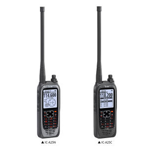 Icom IC-A25N & IC-A25C Air Band Radio