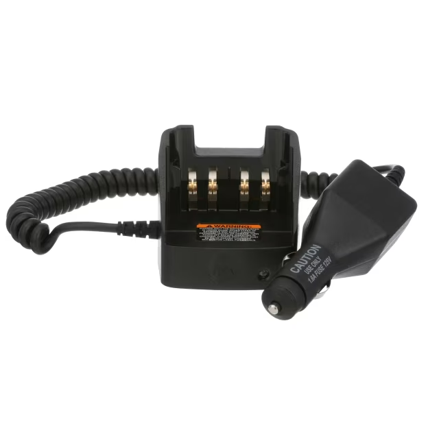 Motorola Vehicular Travel Charger Adapter With Mounting Base and Coil Cord
