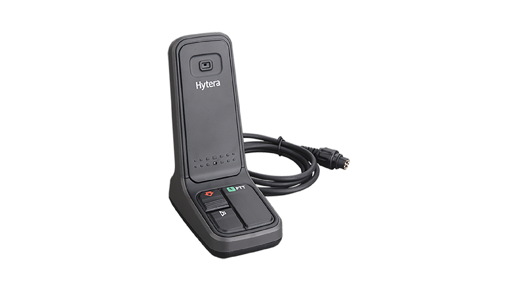 Hytera SM10A1 Desktop microphone with large PTT -- for MD7, HM6, HM7 series, MT680 Plus, RD985, RD985S, HR1065