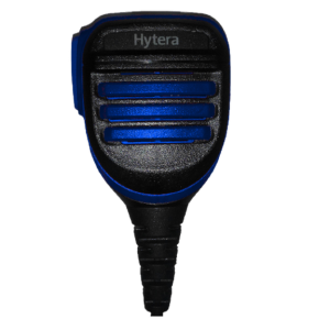 Hytera SM26N13P-Ex BLUE Intrinsically Safe Speaker Microphone, Black-Blue